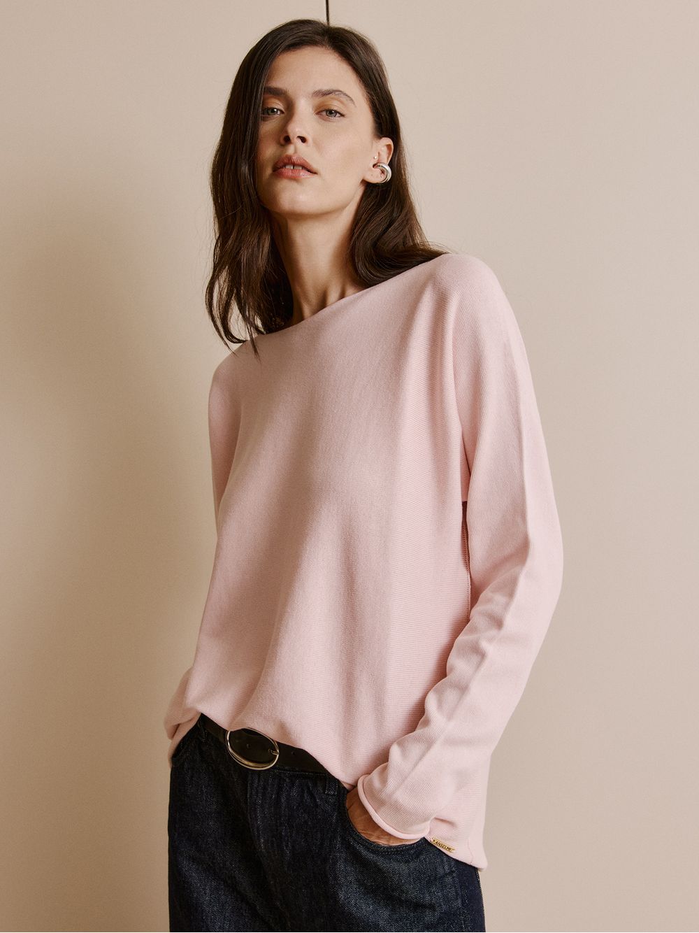 Anselmi — Blusa 3D Consuelo Blush