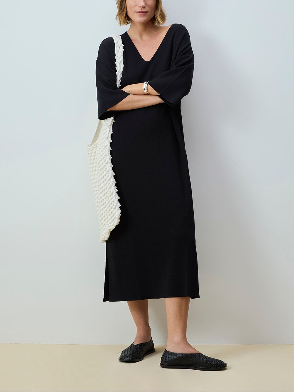 Anselmi — Vestido Minimal Preto