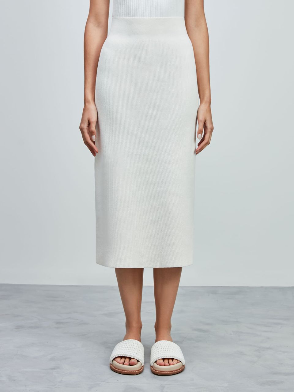 Saia Midi Off White