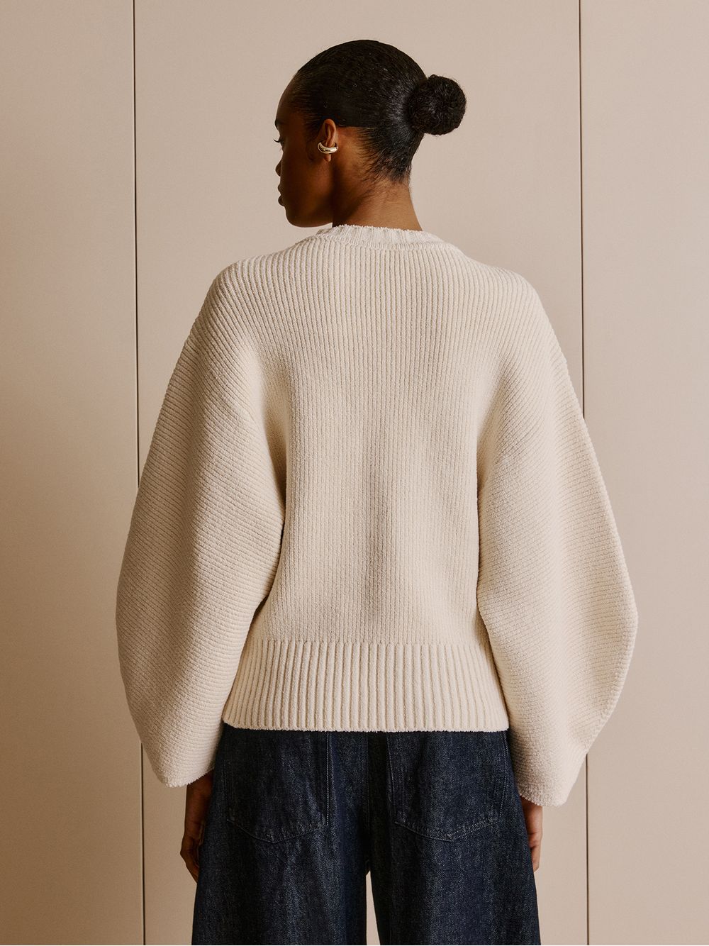 Anselmi — Blusa Balloon Cru