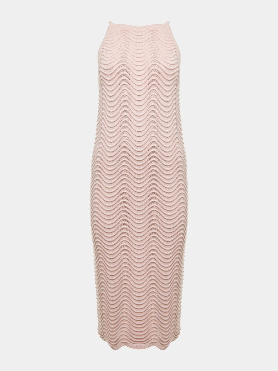 Vestido Midi Ondas Blush
