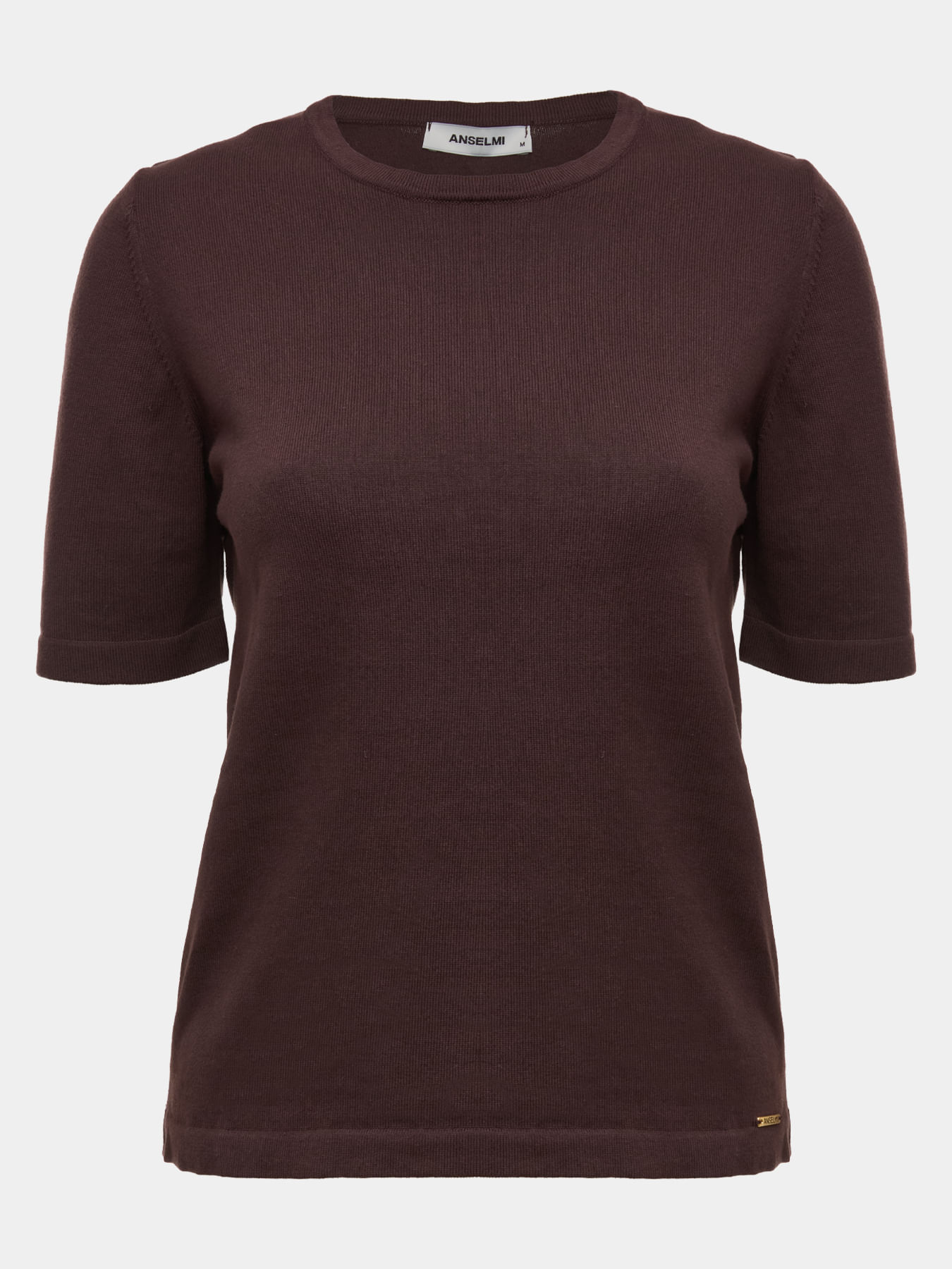 T-Shirt Basic Chocolate — Anselmi