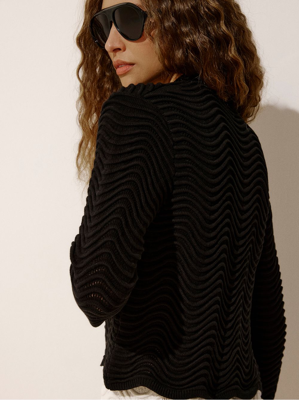 Anselmi — Casaco Ondas Preto