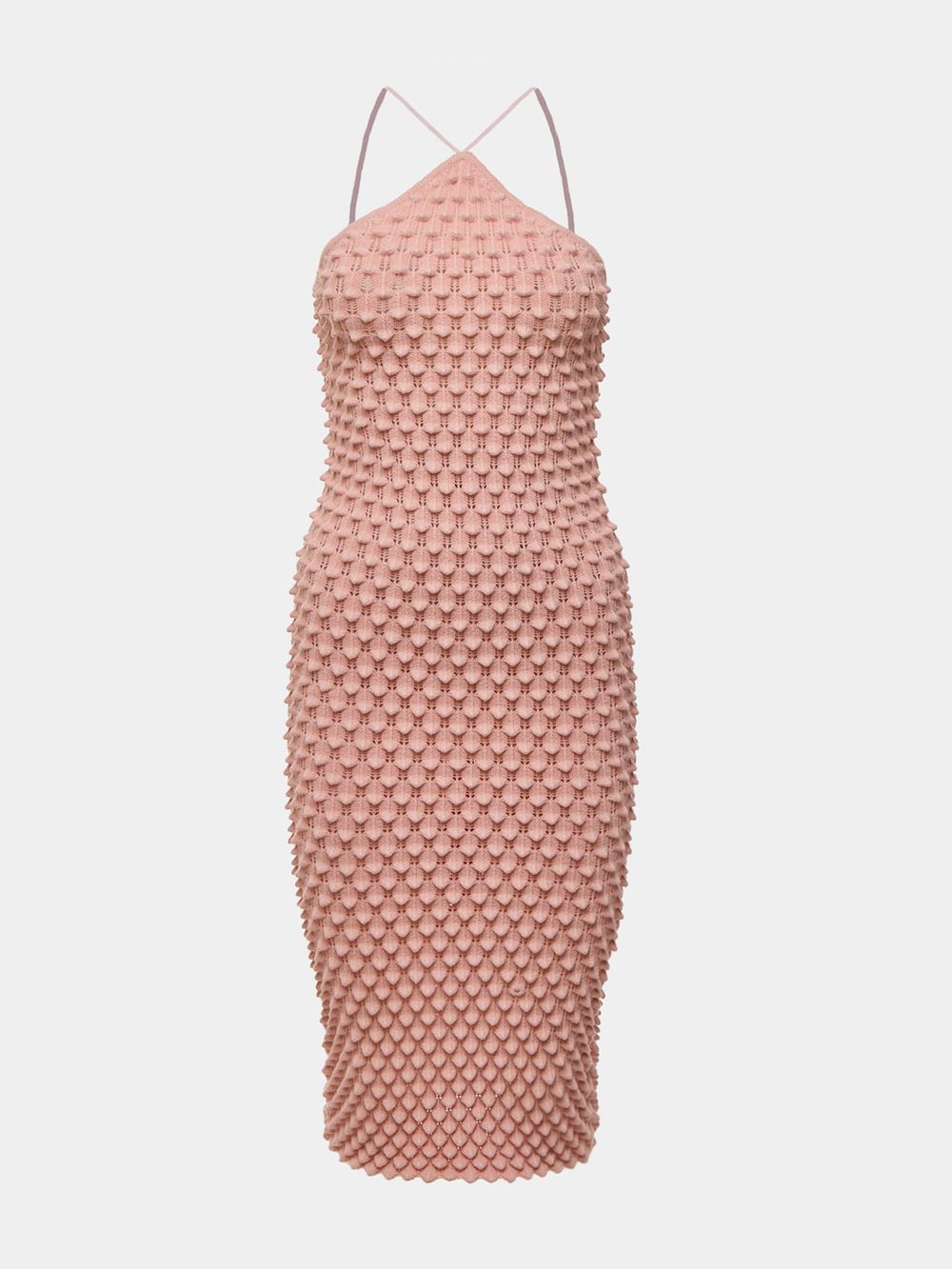 Anselmi — Vestido Cruzado Colméia Blush