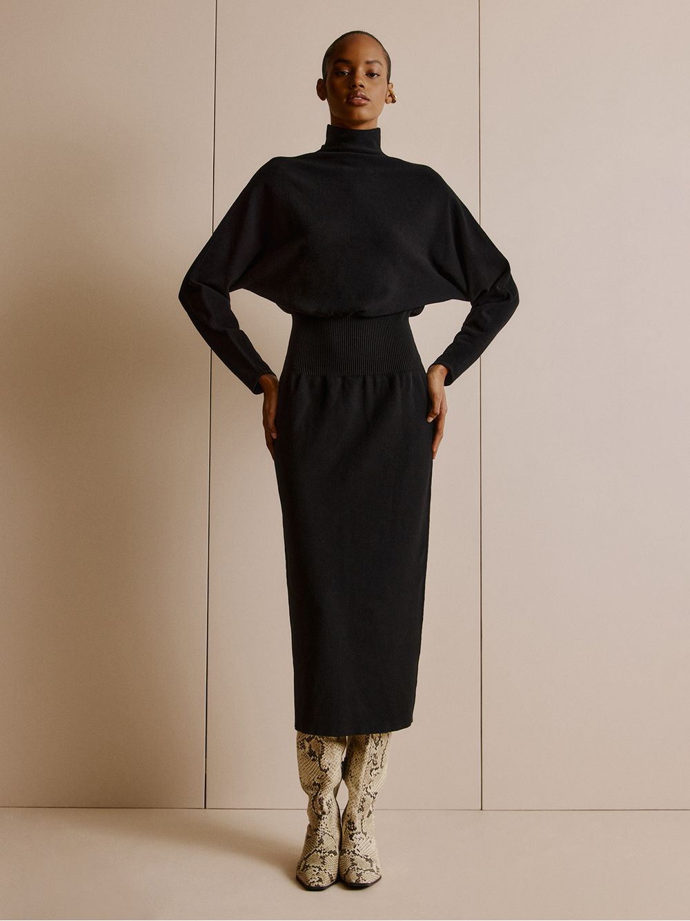 Anselmi — Vestido Tempo Preto