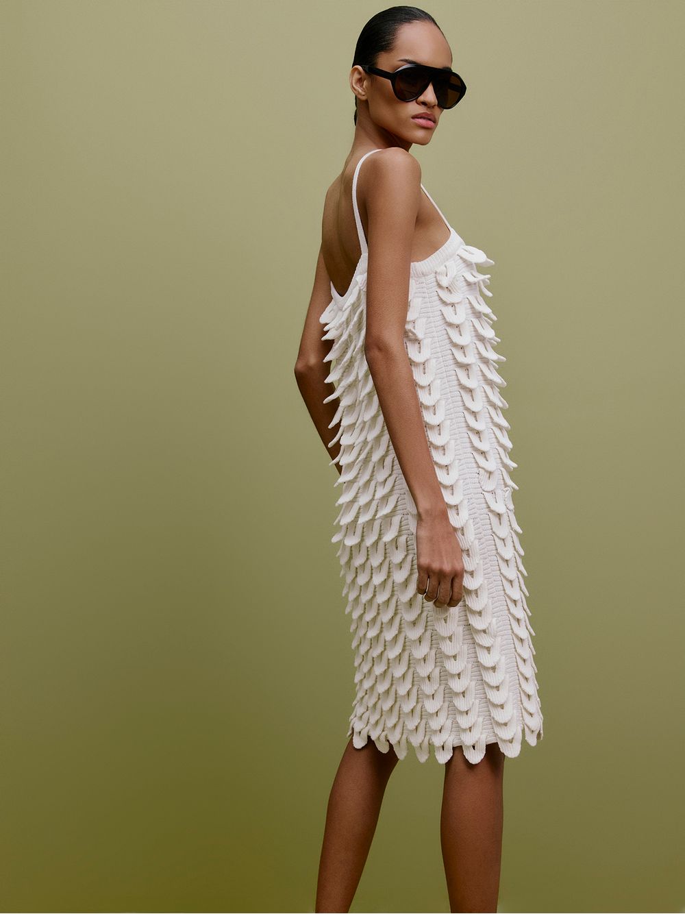 Anselmi — Vestido Alga Off White