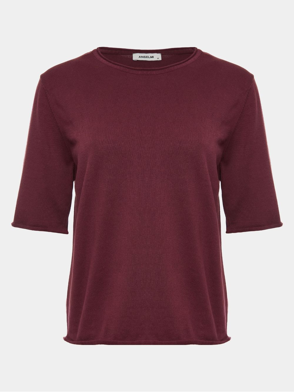 Anselmi — Blusa Básica Manga Rolinho Figo