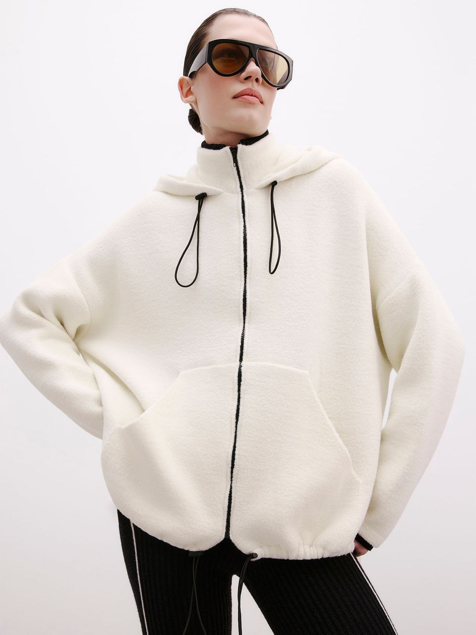Jaqueta Parka Montblanc Off White