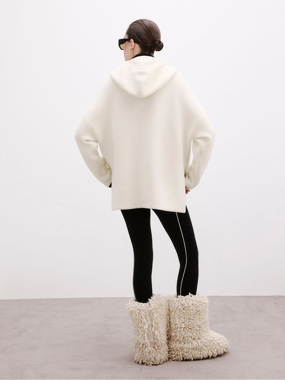 Anselmi — Jaqueta Parka Montblanc Off White