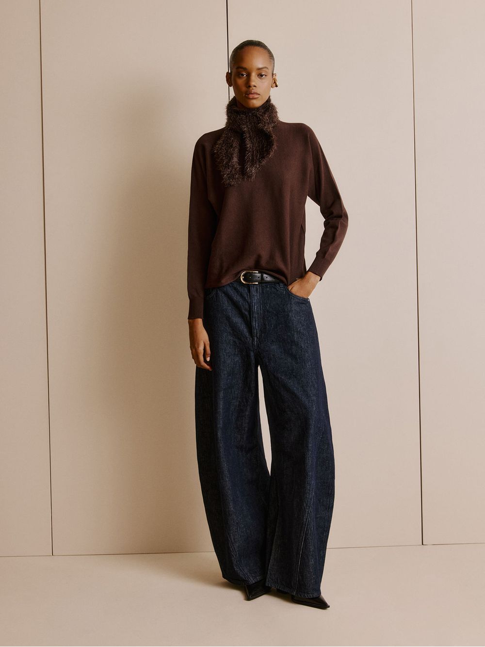 Anselmi — Blusa Essenziale Chocolate