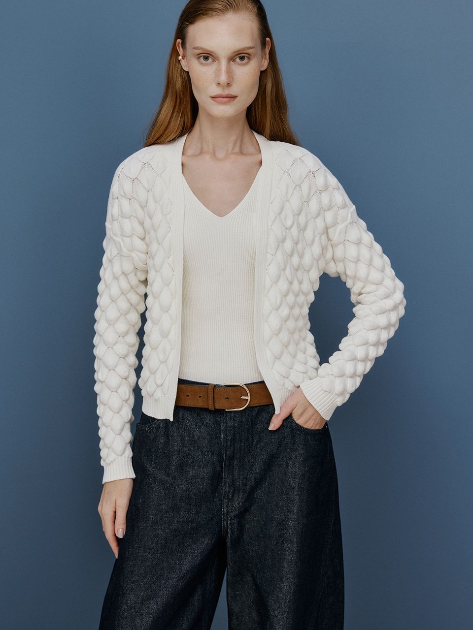 Casaqueto Escamas Off White