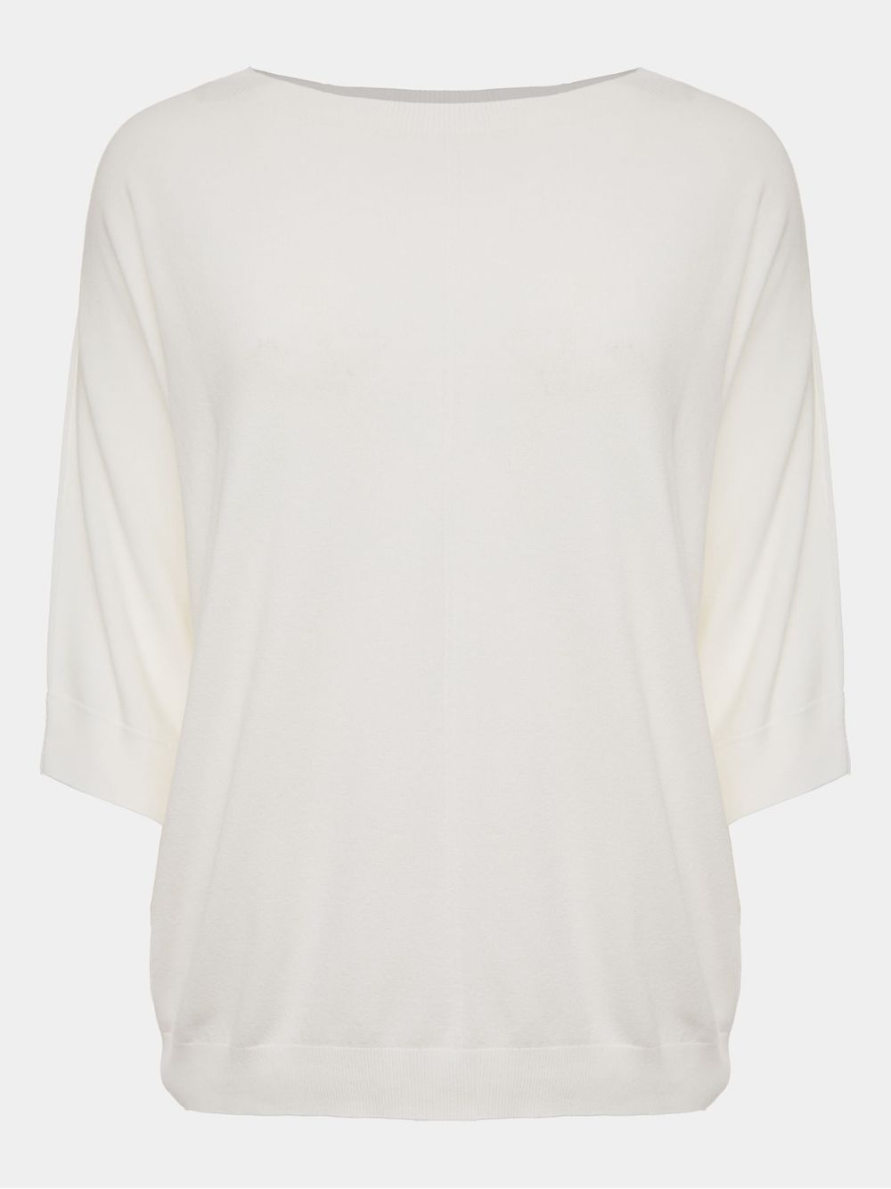 Anselmi — Blusa Ampla 3D Off White