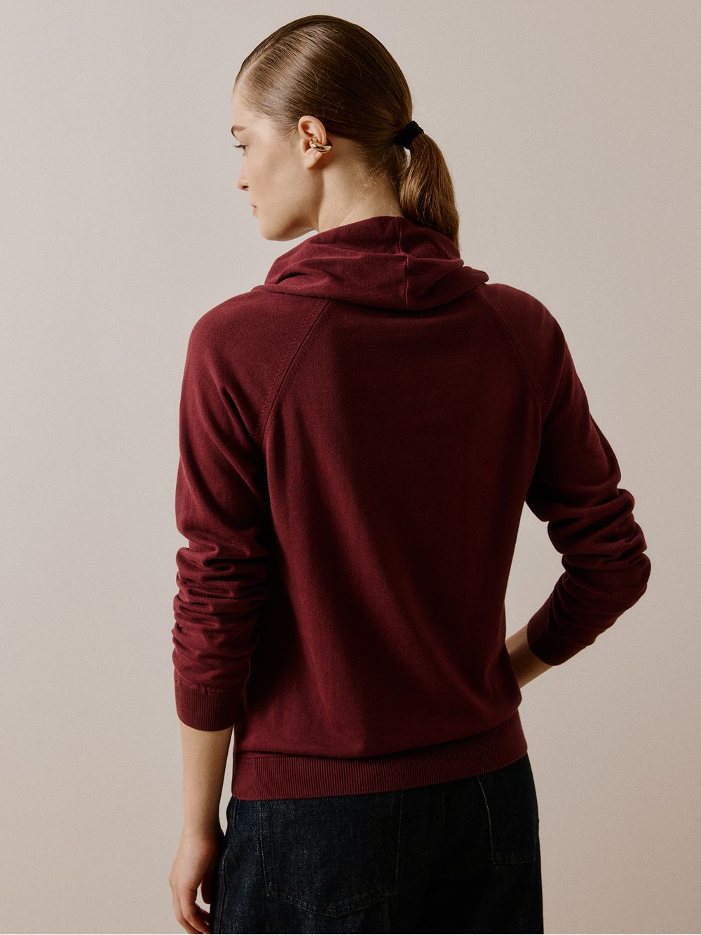 Anselmi — Blusa Básica com Gola Alta Figo