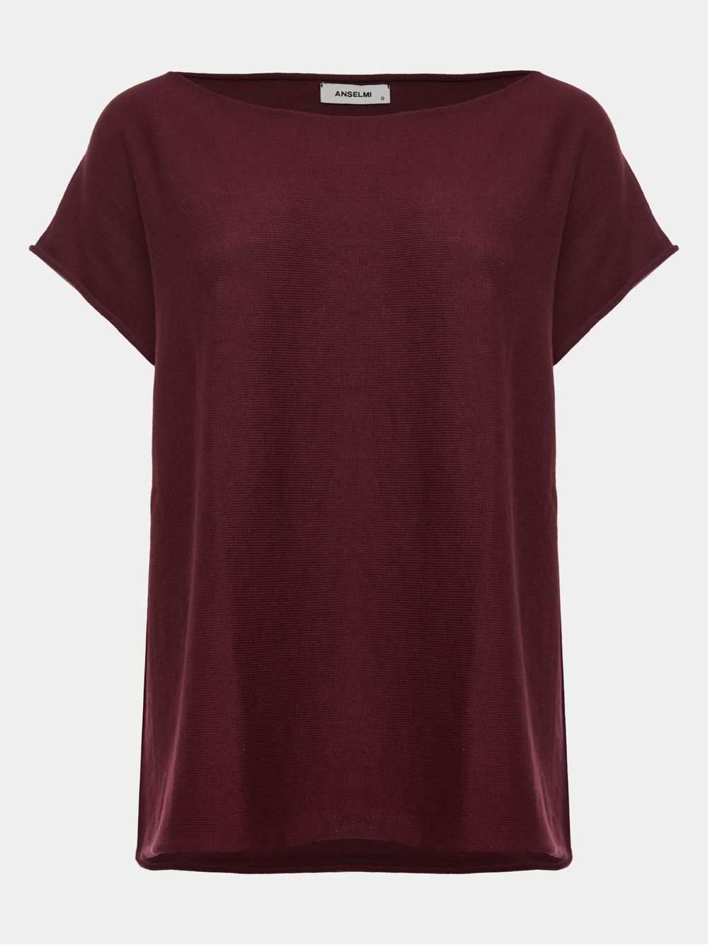 Anselmi — Blusa Ampla Decote Canoa Figo