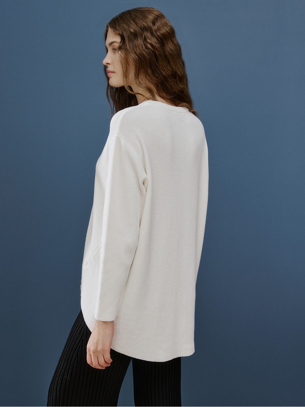 Anselmi — Maxipull Mullet Off White