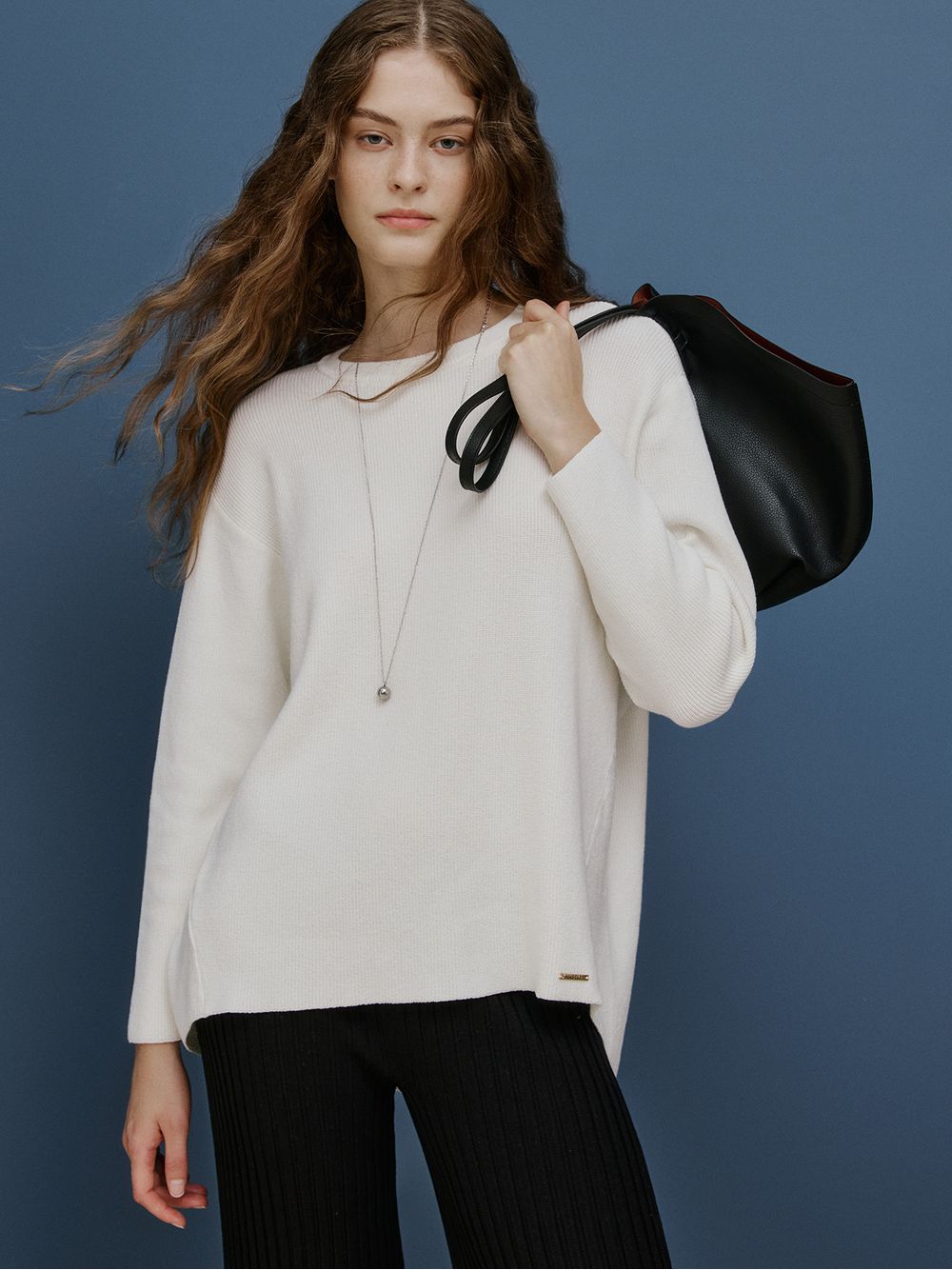Anselmi — Maxipull Mullet Off White