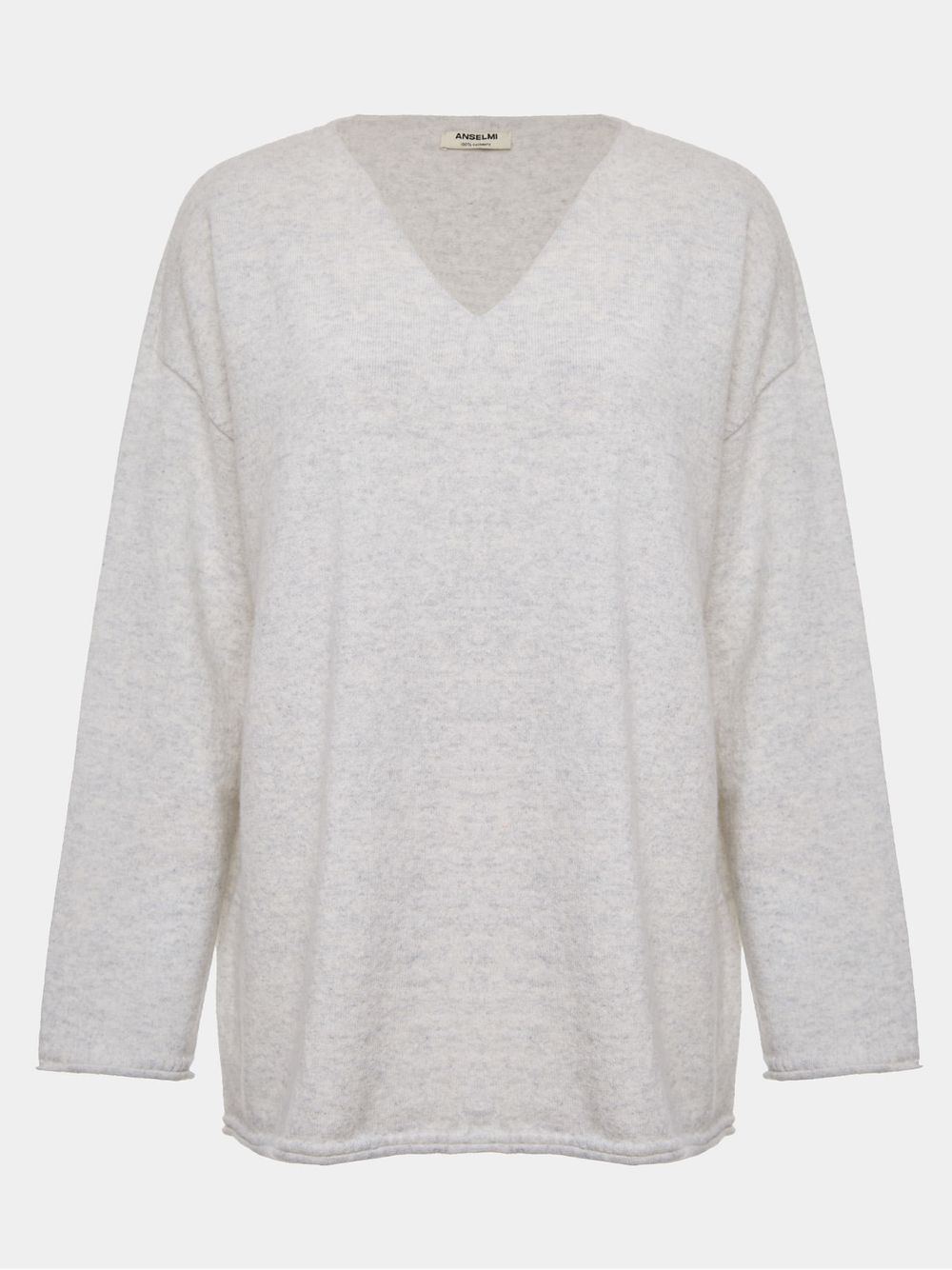 Anselmi — Blusa Anselmi 100% Cashmere Cinza