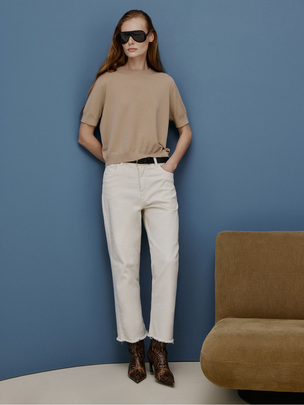 Anselmi — T-Shirt Modal Castor