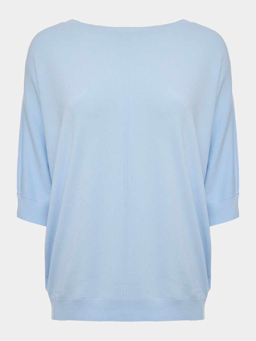 Anselmi — Blusa Ampla 3D Azul Gelo