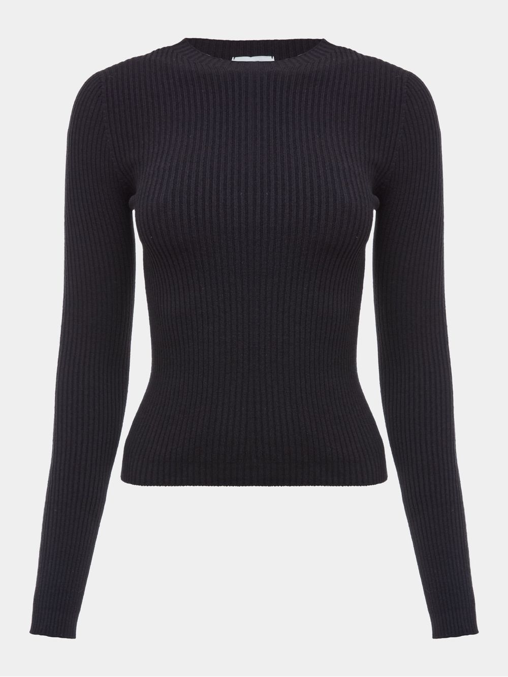 Anselmi — Blusa Básica Decote Redondo Preto