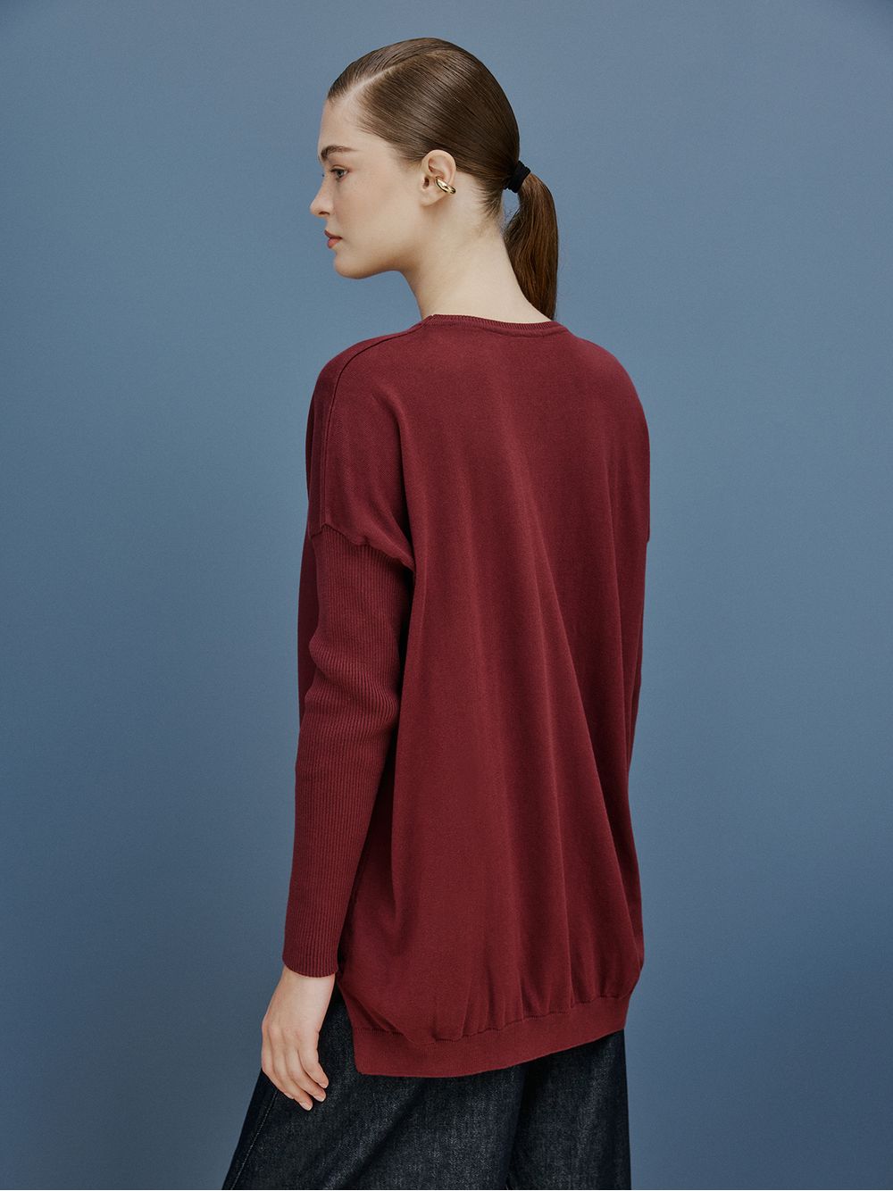 Anselmi — Blusa Básica Ampla Figo