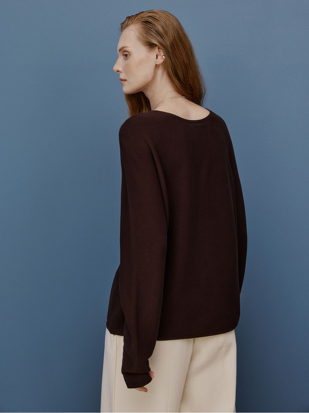 Anselmi — Blusa Manga Longa 3D Chocolate