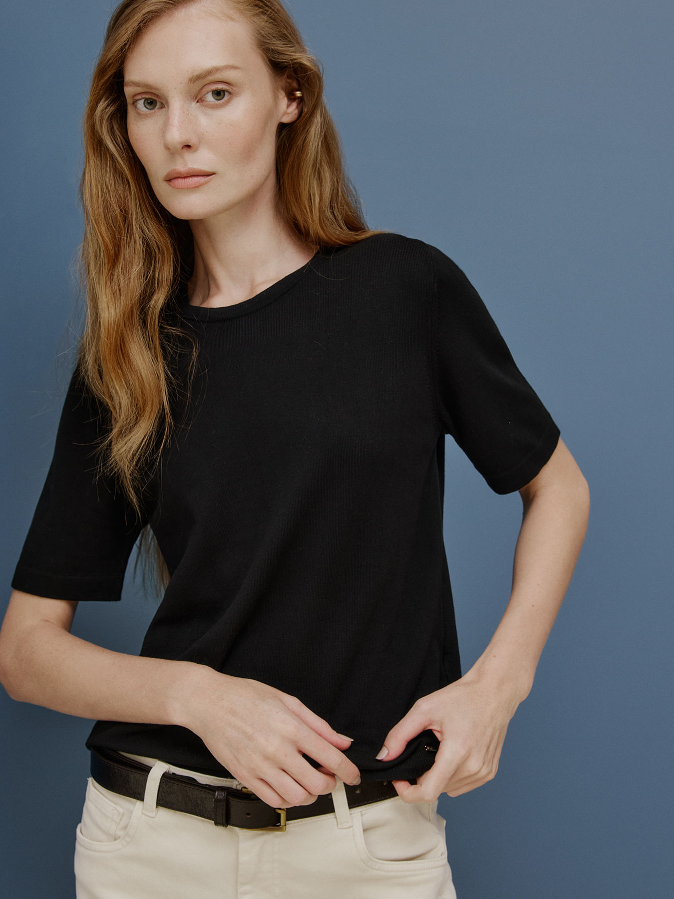 T-Shirt Basic Preto — Anselmi