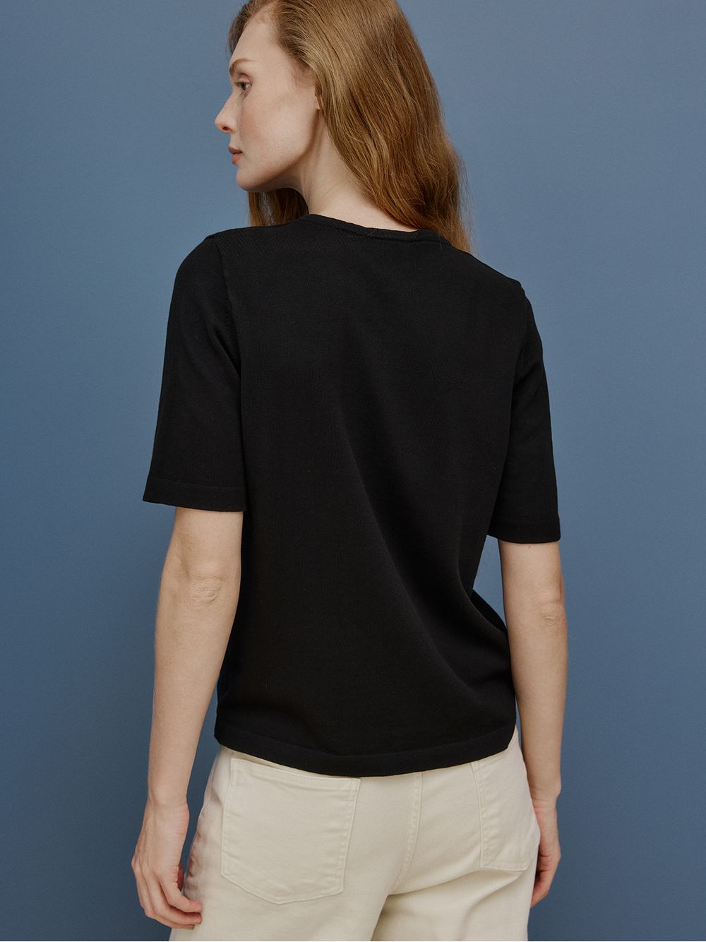 Anselmi — T-Shirt Basic Preto