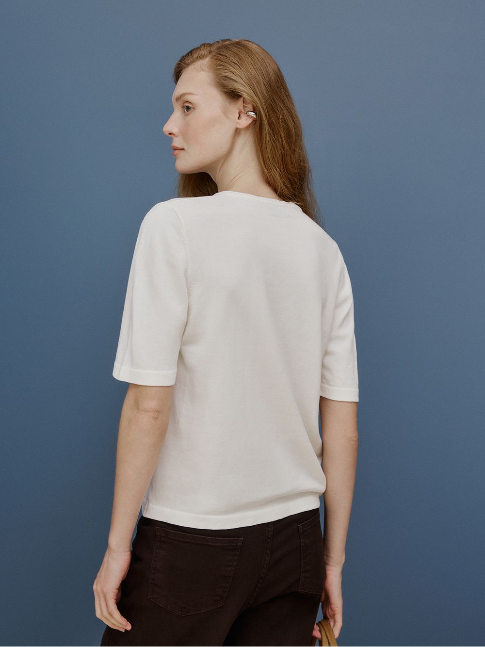 Anselmi — T-Shirt Basic Off White