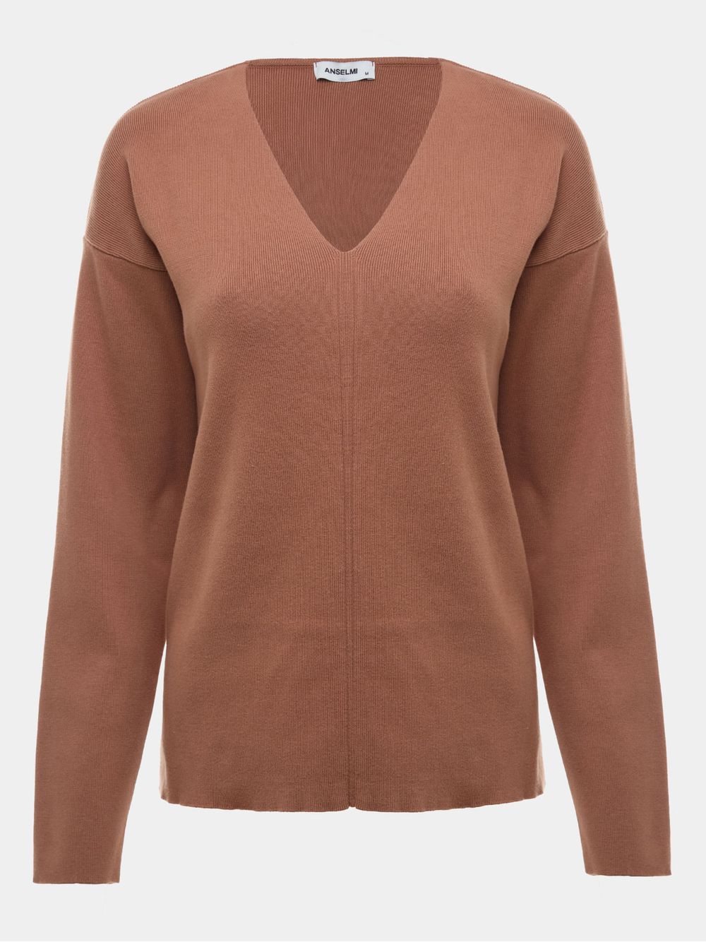 Anselmi — Blusa Minimal em Decote V Bombom