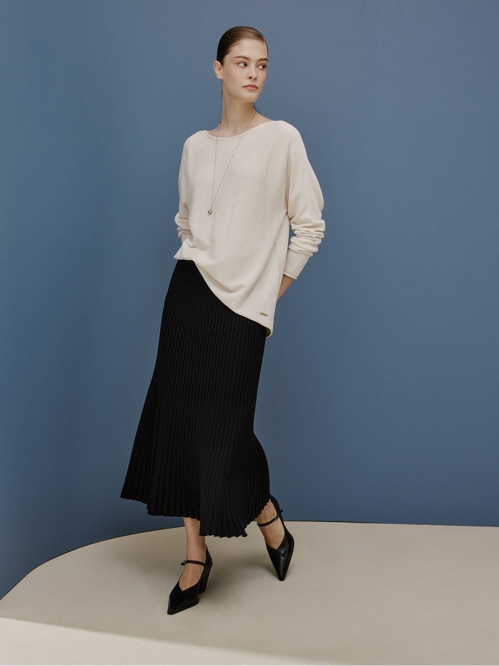 Anselmi — Blusa 3D Consuelo Cru
