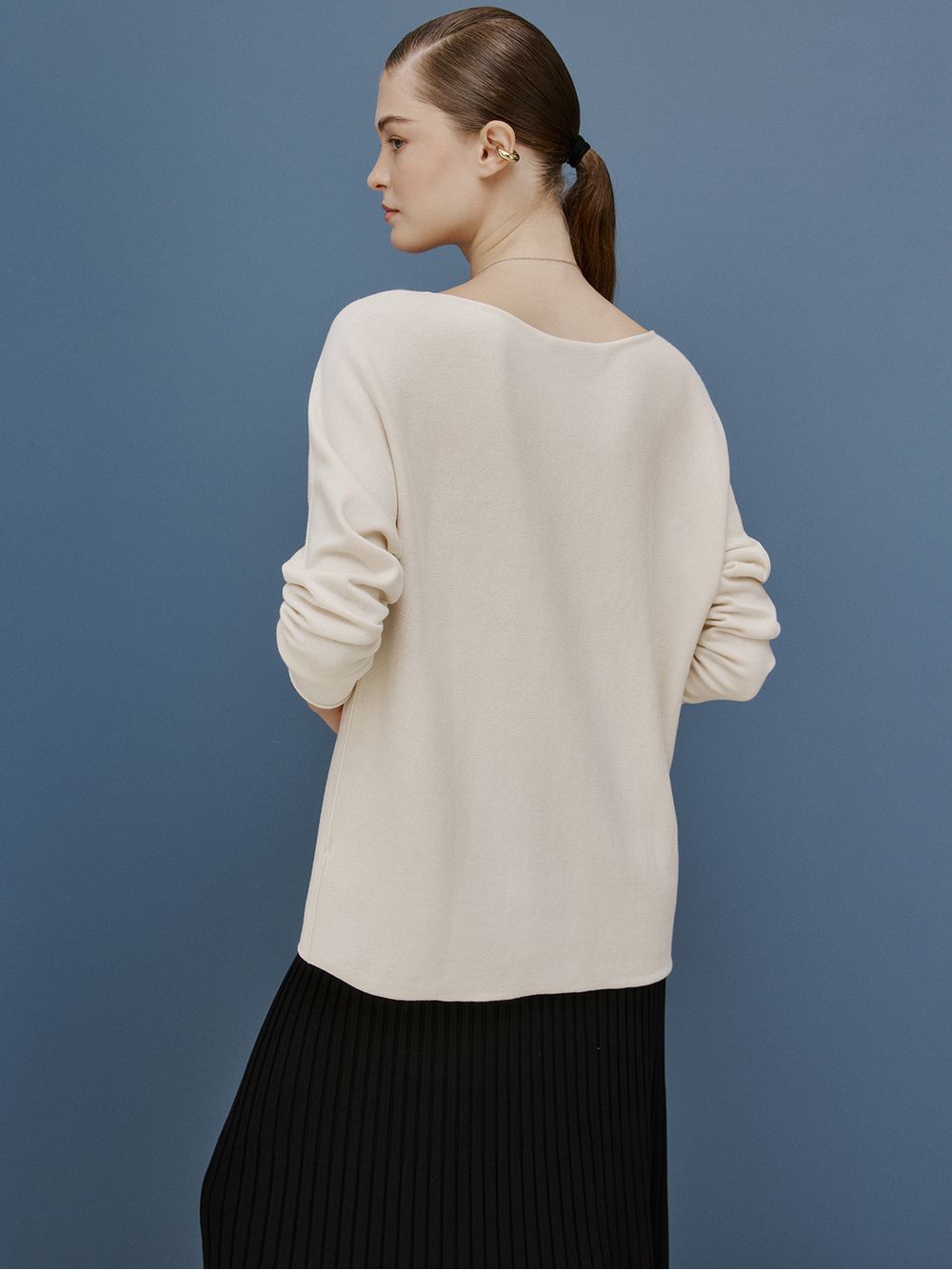 Anselmi — Blusa 3D Consuelo Cru