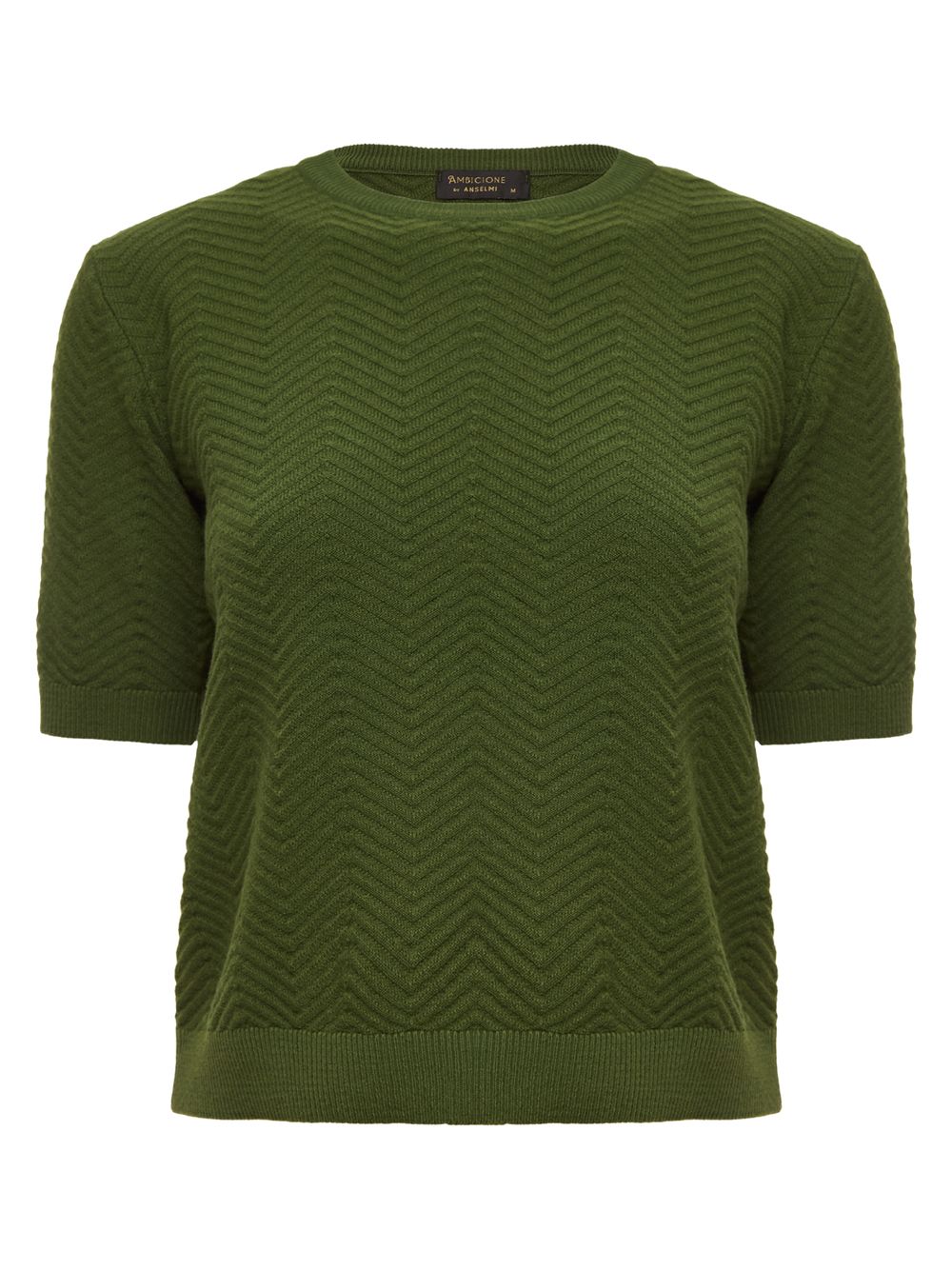 Anselmi — Blusa Manga Curta Matcha