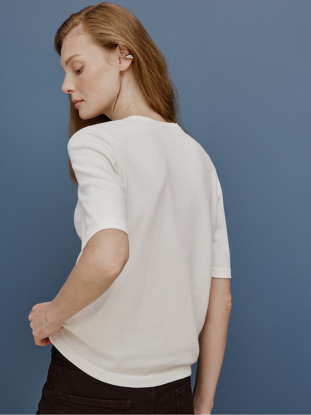Anselmi — T-Shirt Basic Off White