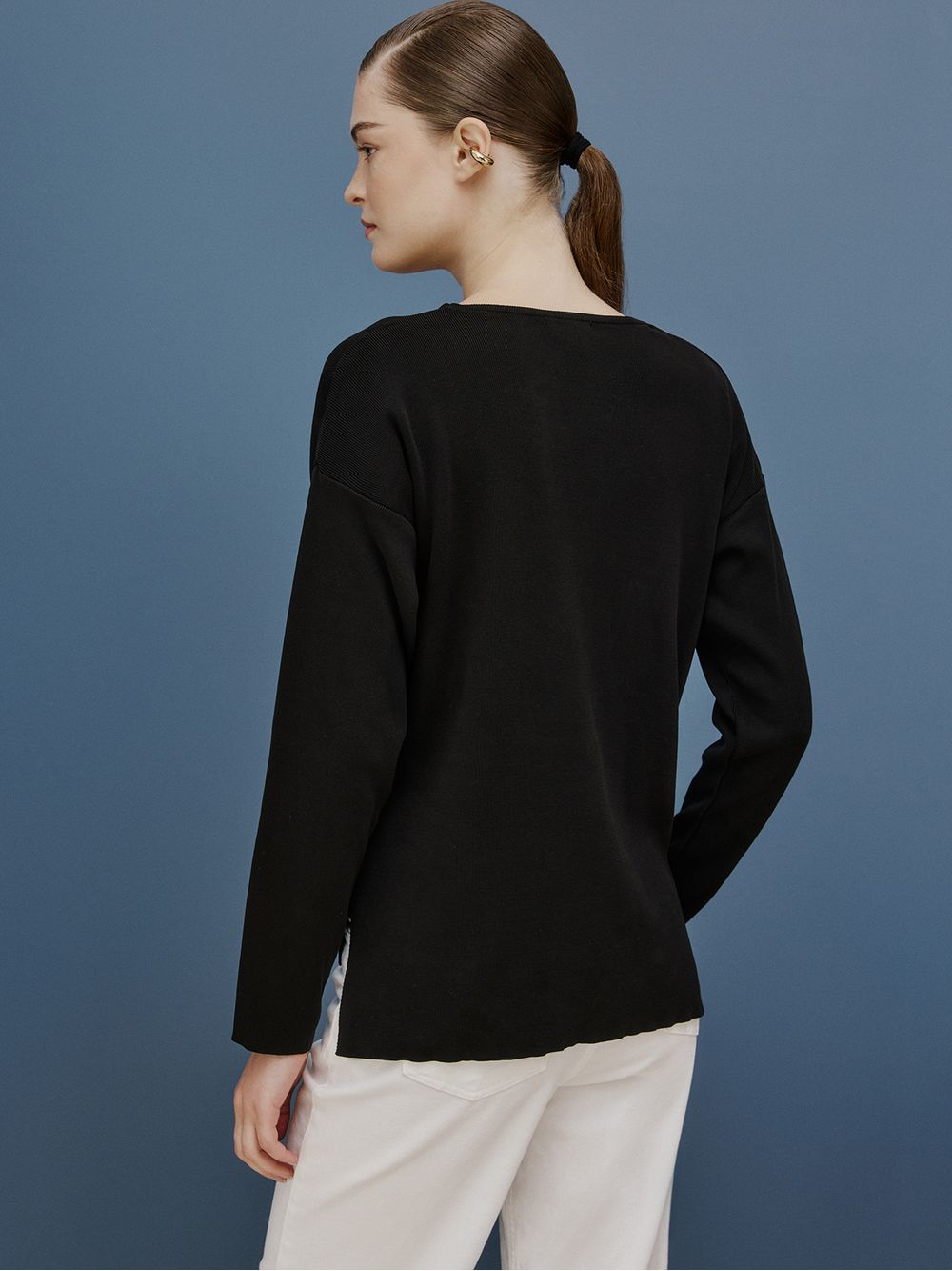 Anselmi — Blusa Vértice Preto