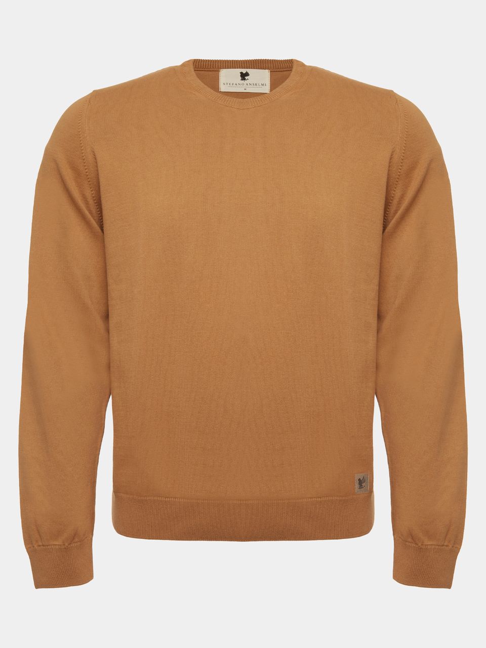 Suéter Masculino Liso Camelo