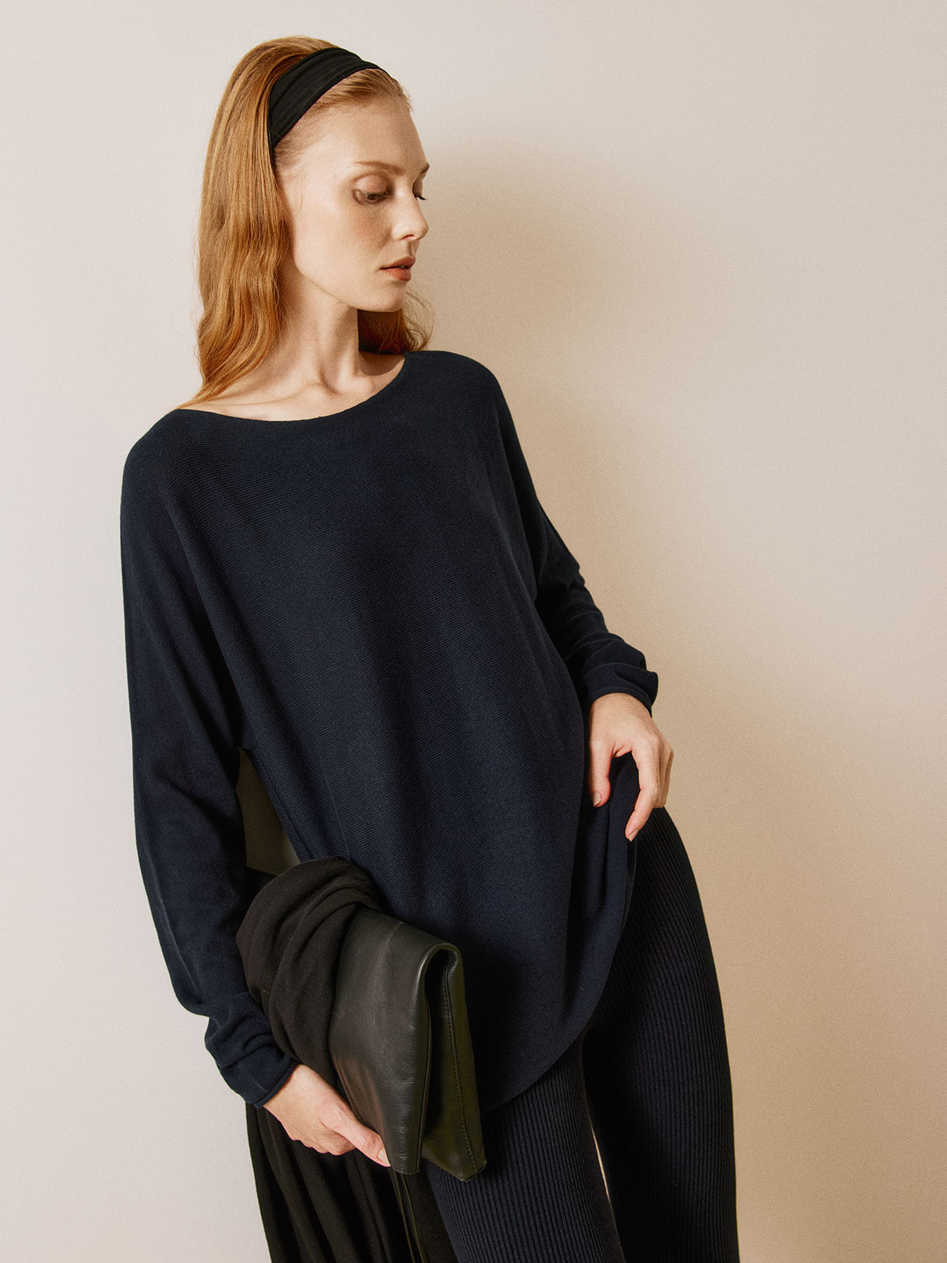 Blusa 3d Consuelo Azul Meia Noite — Anselmi