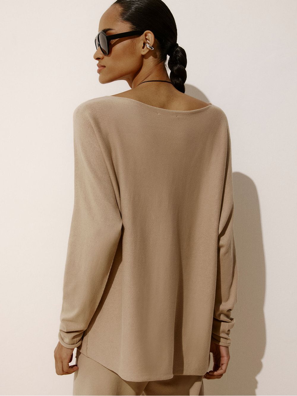 Anselmi — Blusa 3D Consuelo Castor