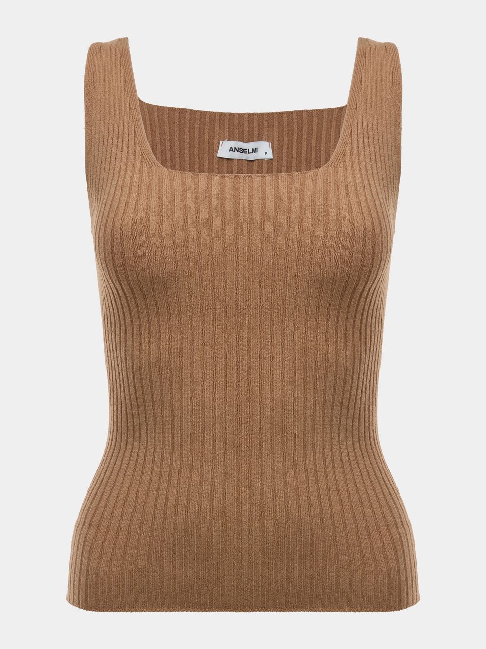 Anselmi — Regata Decote Quadrado Camelo