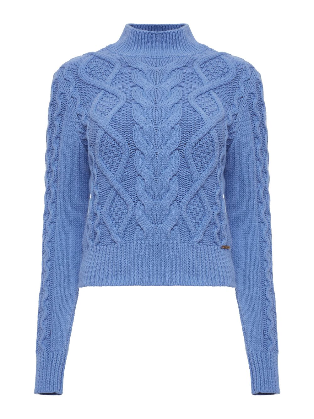Anselmi — Suéter Mix Tramas Azul porcelana