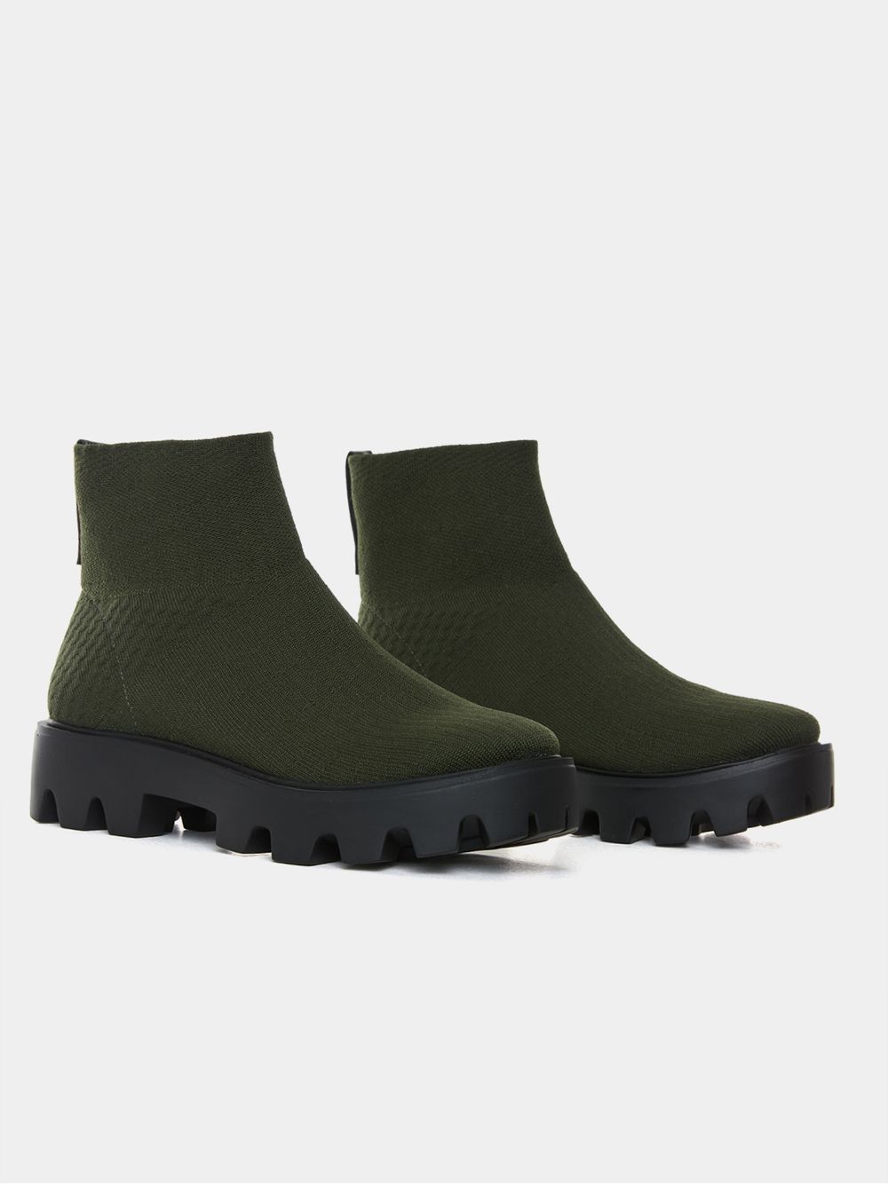 Anselmi — Bota Salto Tratorado Matcha