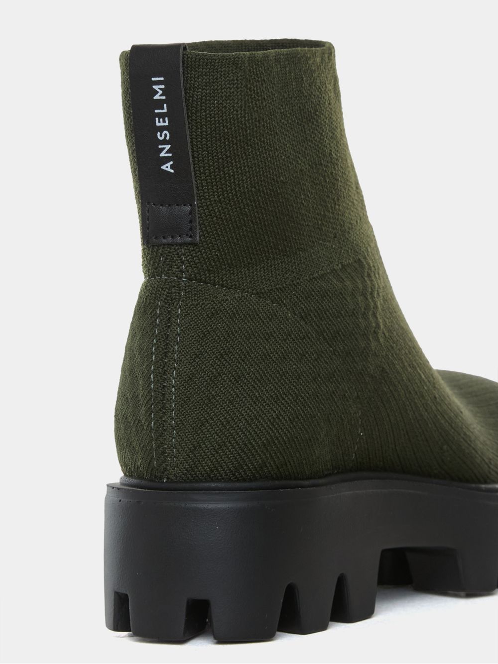 Anselmi — Bota Salto Tratorado Matcha
