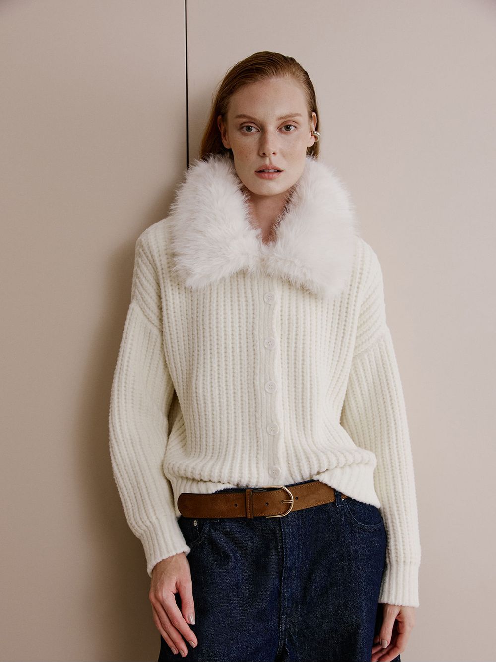 Anselmi — Casaco Soft Off White