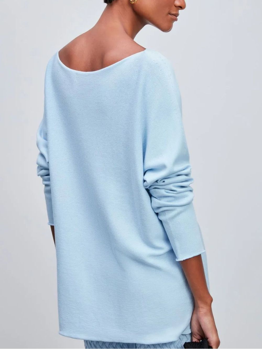 Anselmi — Blusa 3D Azul Celeste