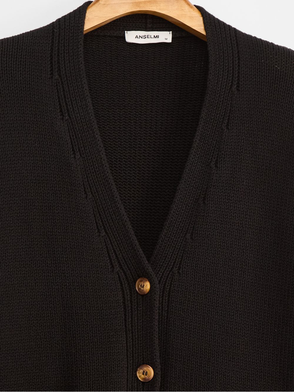 Anselmi — Cardigan com Bolsos Preto
