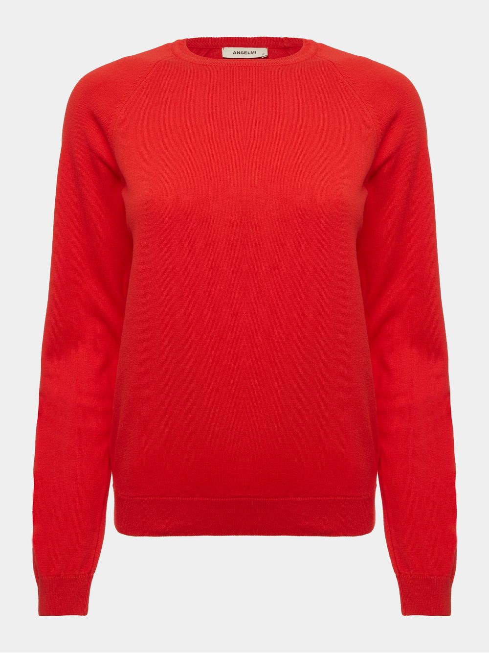 Anselmi — Suéter Básico Gola Redonda Vermelho