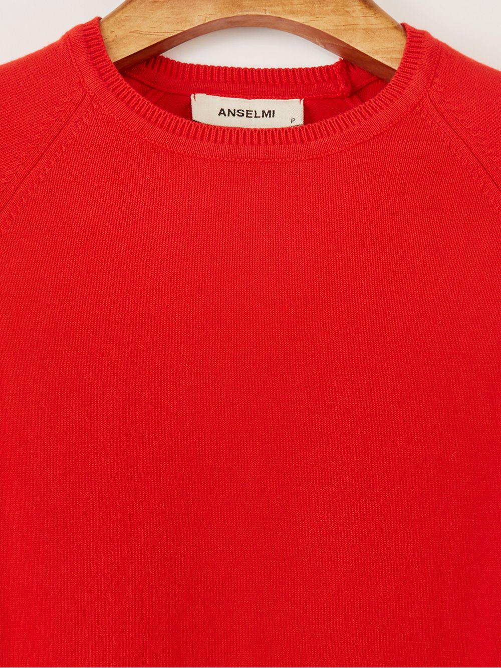 Anselmi — Suéter Básico Gola Redonda Vermelho