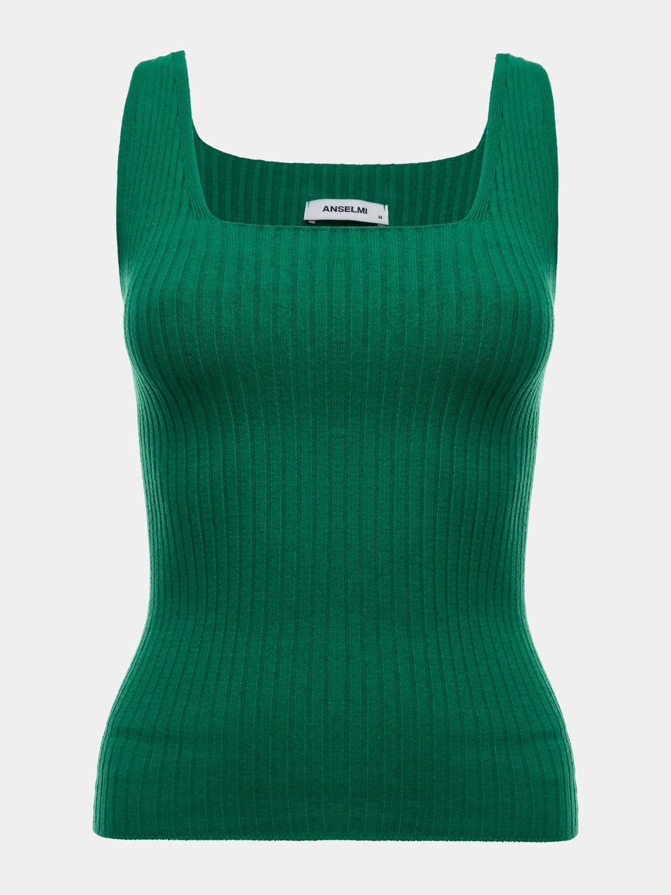 Regata Decote Quadrado Verde Pinheiro