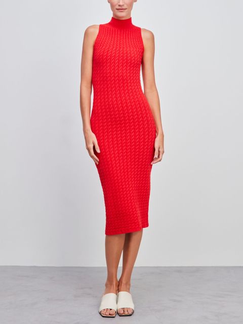 Vestido Tranças  Vermelho — Anselmi