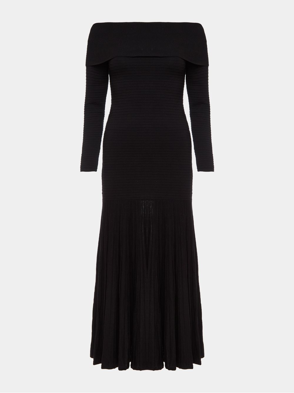 Anselmi — Vestido Longo Ondina Preto